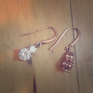 Rose gold earrings!